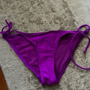 Purple bikini bottoms